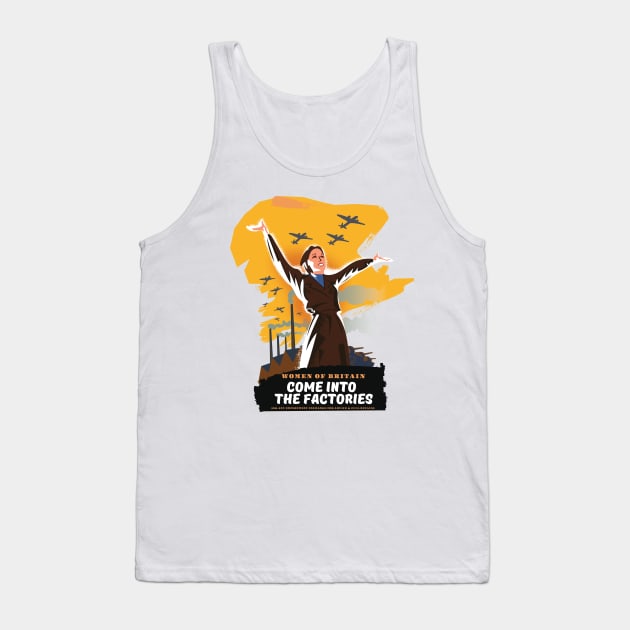 Come into the Factories Tank Top by nickemporium1